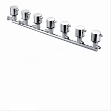 Manufacturer 7 Function standard bath mixer taps brass shower panel faucet